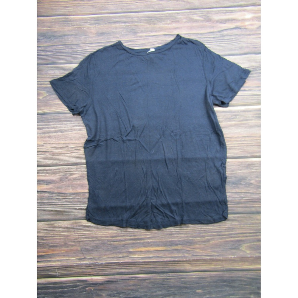 & Other Stories Womens Size 8 Navy Blue Short Sleeve Tee T Shirt Preowned